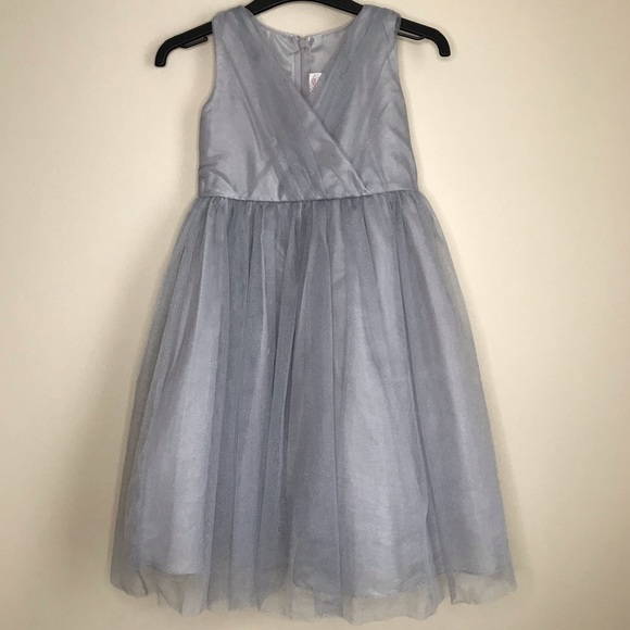 Cinderella Other - Cinderella Couture Gray/Silver Girls Tulle Dress 6